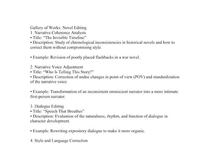 refine your novel manuscript with professional feedback